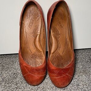Born Red Leather Women's Flats
